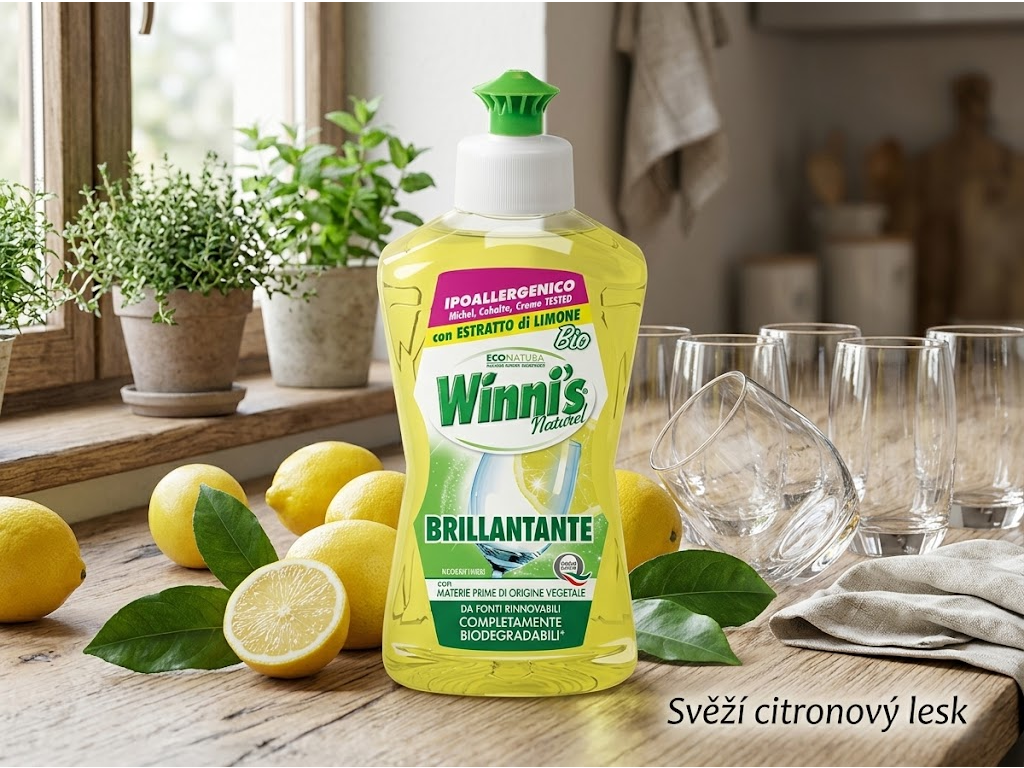 Winni´s leštidlo do myčky - citron a lesk
