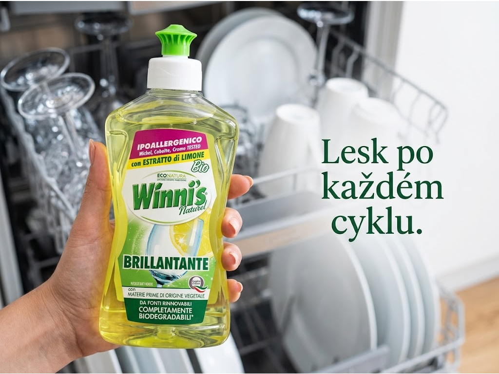 Winni´s leštidlo do myčky - v ruce