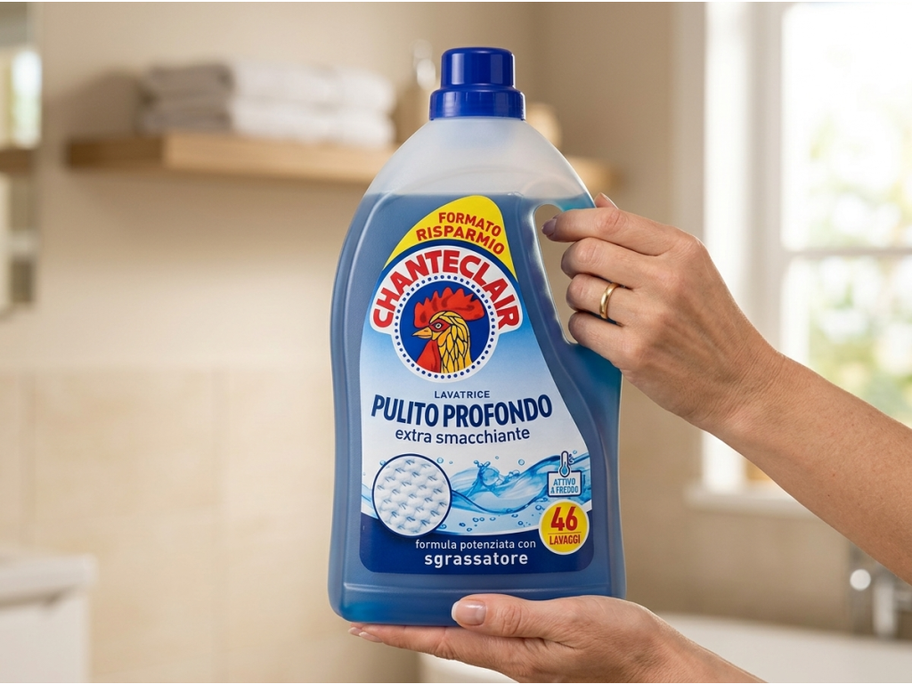 Chante Pulito Profondo prací gel na bílé prádlo - praktické balení do ruky