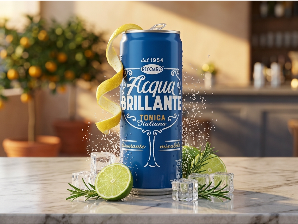 Recoaro Acqua Tonica s citrusy a ledem