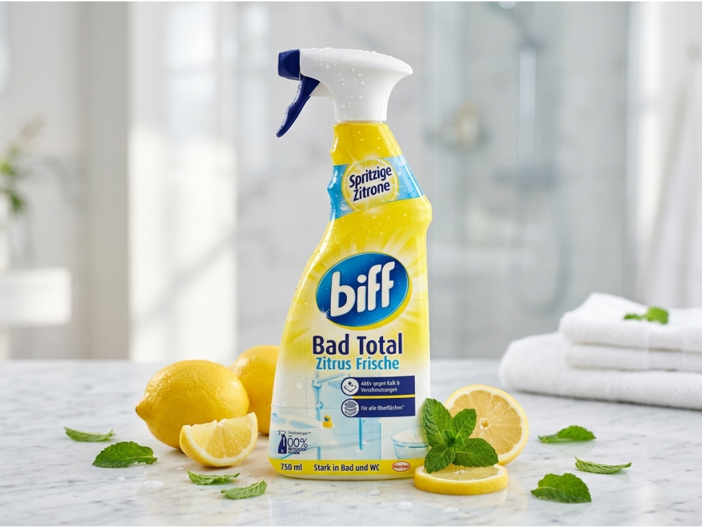 Biff čistič koupelen 750 ml s čerstvými citróny