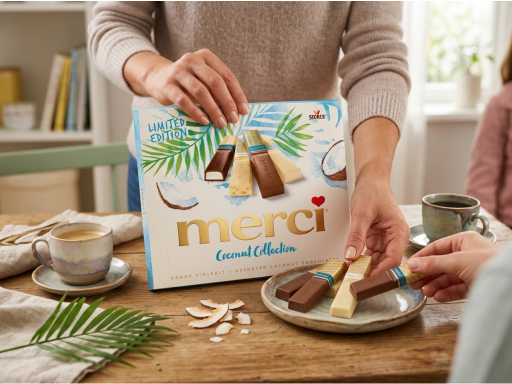 Storck Merci Finest Selection Kokosová edice 250g - společné ochutnávání