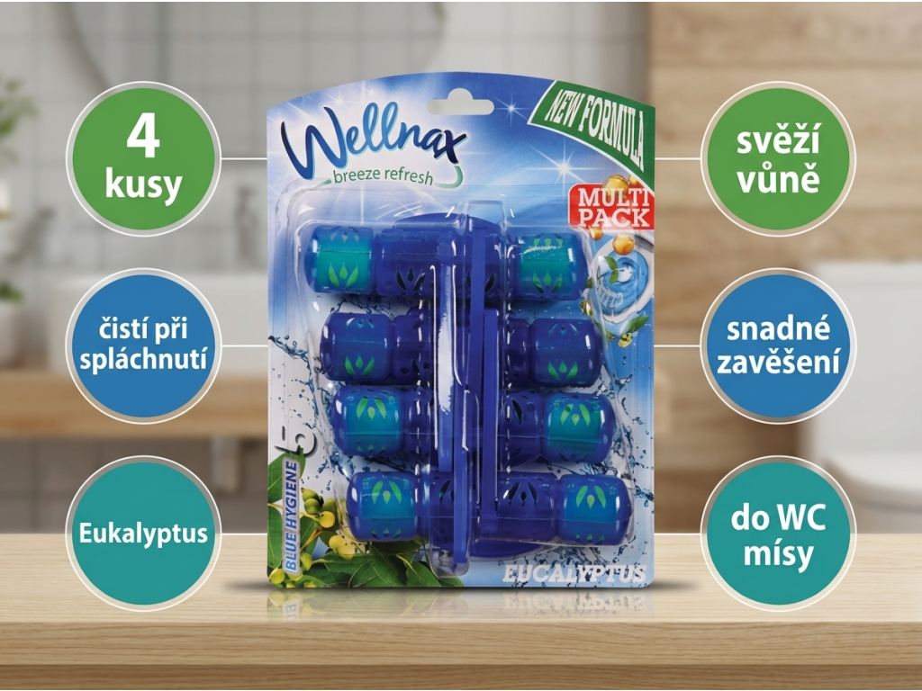 Wellnax Eukalyptus WC závěsky - infografika