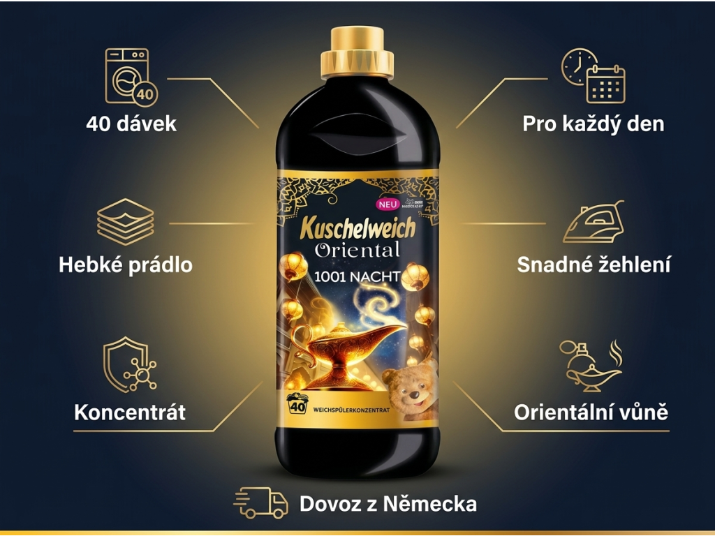 Kuschelweich Oriental 1001 nocí - benefity aviváže