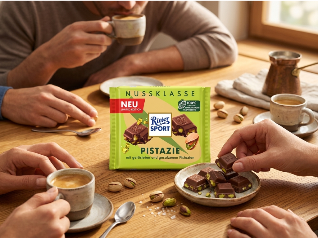 Sdílení Ritter Sport Pistazie