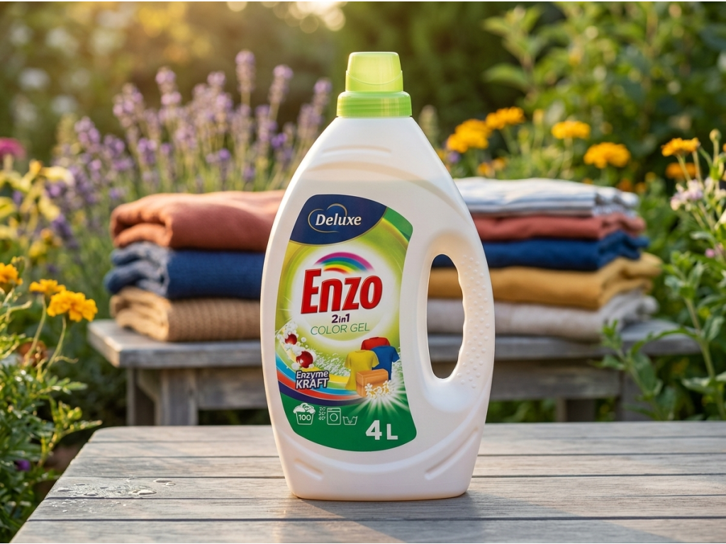 Enzo Deluxe Color gel na praní v přírodním prostředí