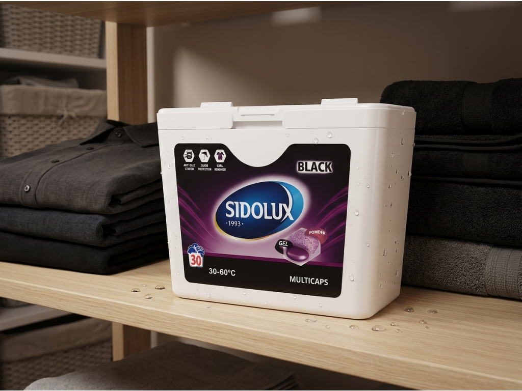 Sidolux Multicaps Black s tmavým prádlem
