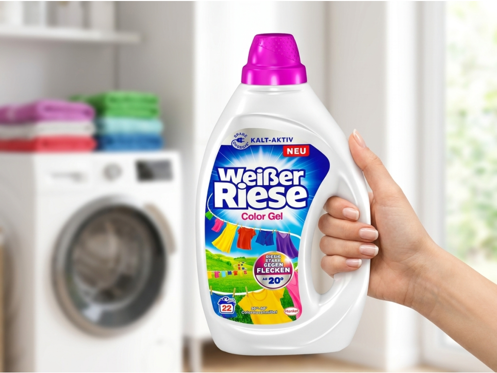 Weisser Riese Color Gel v ruce