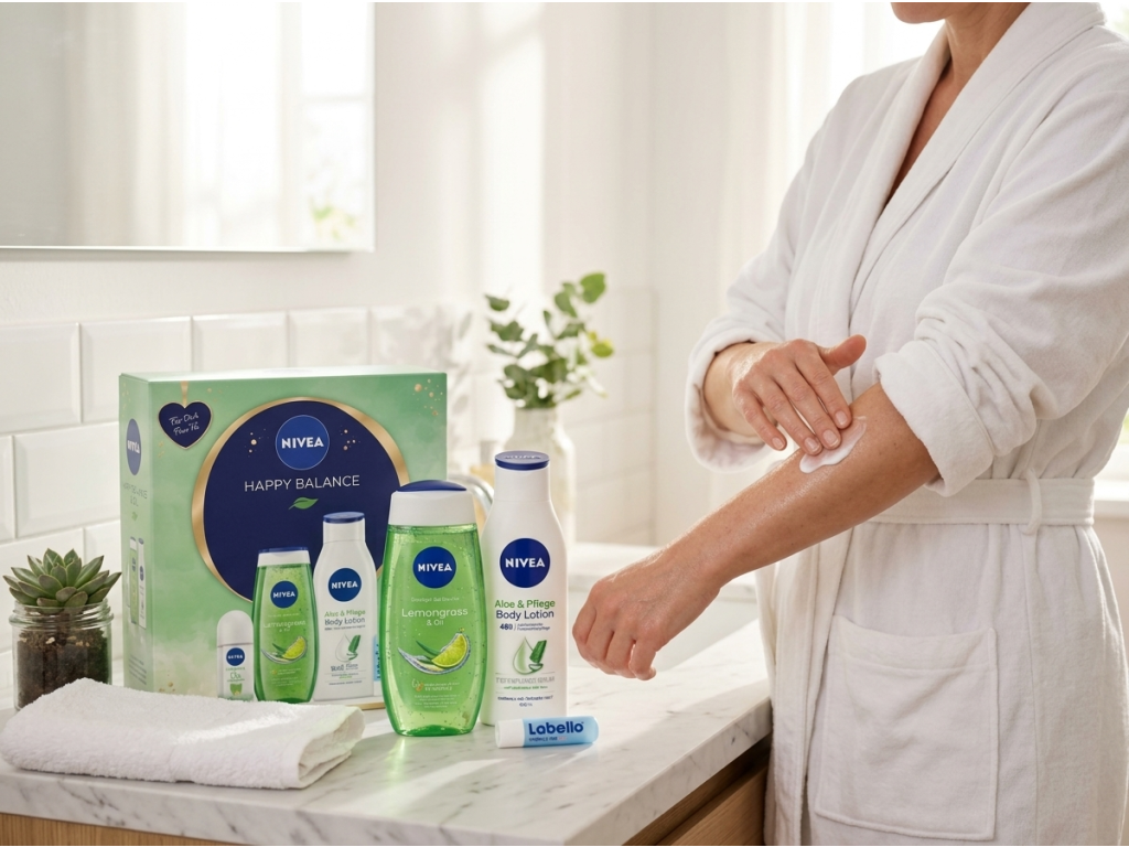 Nivea Happy Balance - každodenní použití tělového mléka