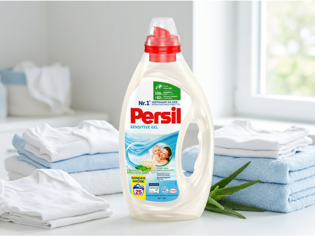 Persil Sensitive Gel Aloe Vera a jemné prádlo