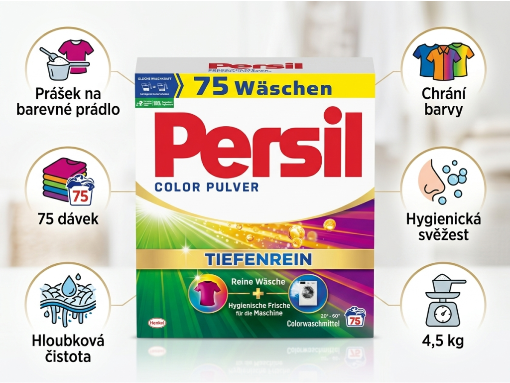 Persil Color Pulver - přehled výhod
