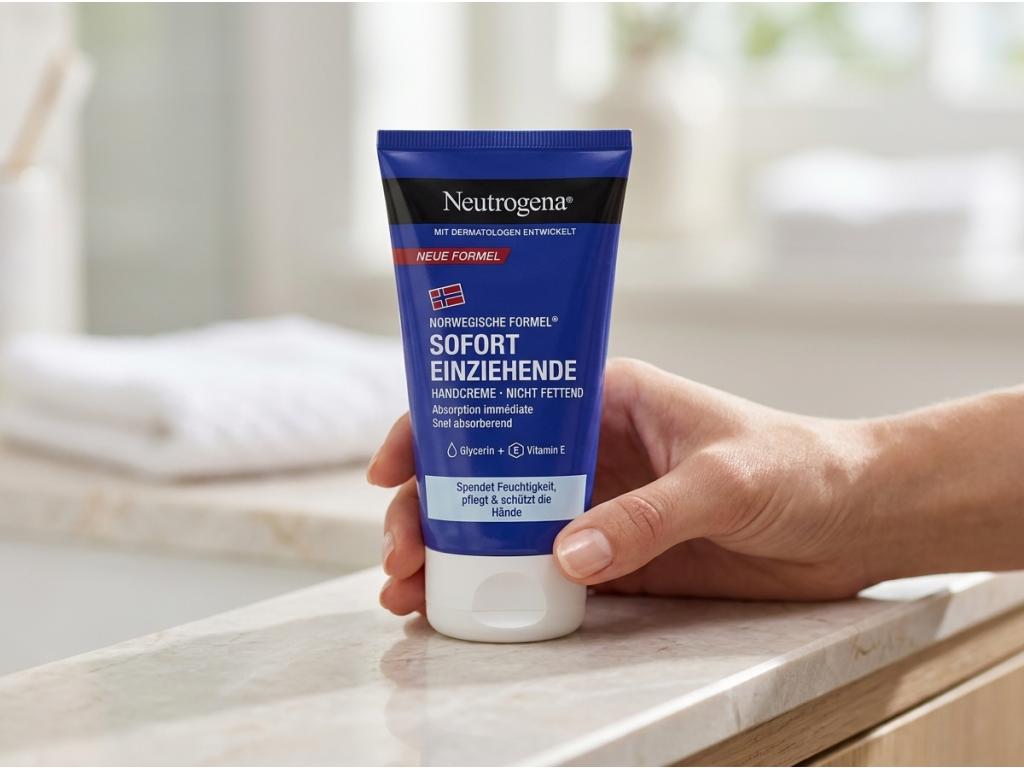 Neutrogena krém na ruce s okamžitým vstřebáváním v ruce