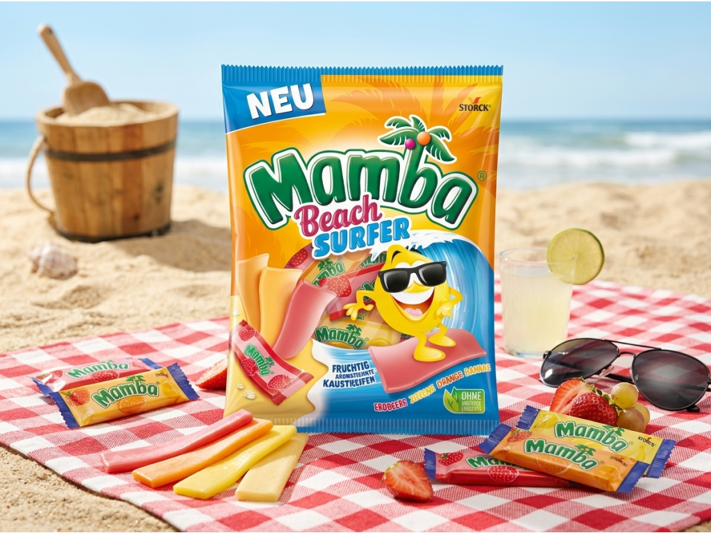 Mamba Beach Surfer v letní scéně
