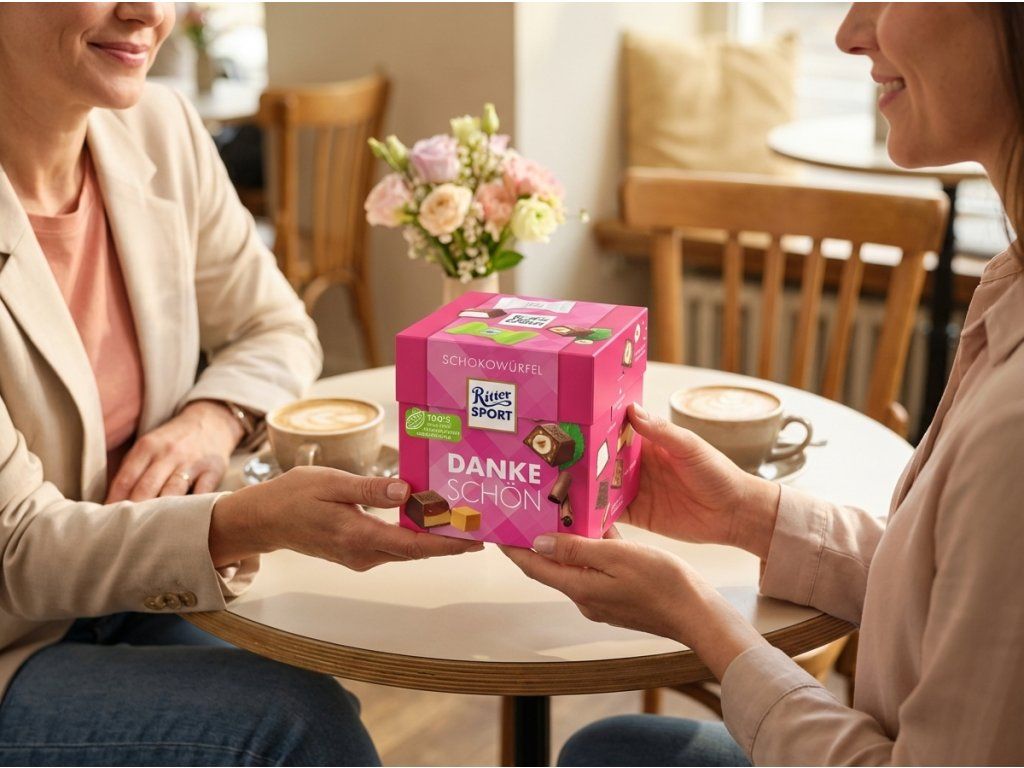 Ritter Sport Danke Schön 176 g - bonboniéra jako milý dárek