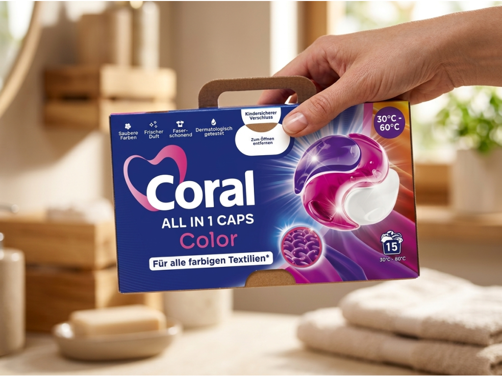 Coral All in 1 Caps Color v ruce
