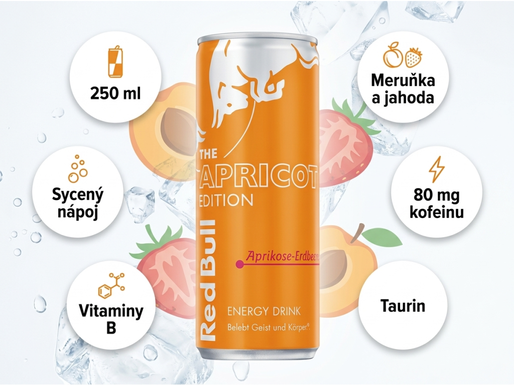 Red Bull Apricot Edition - přehled výhod