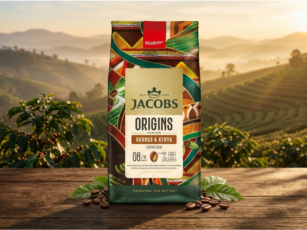 Jacobs Origins Uganda a Keňa v prostředí afrických kávových oblastí