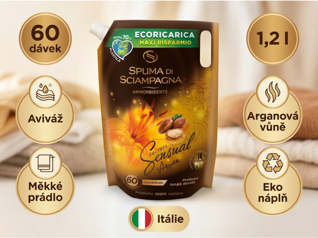 Spuma Sensual Argan - přehled výhod