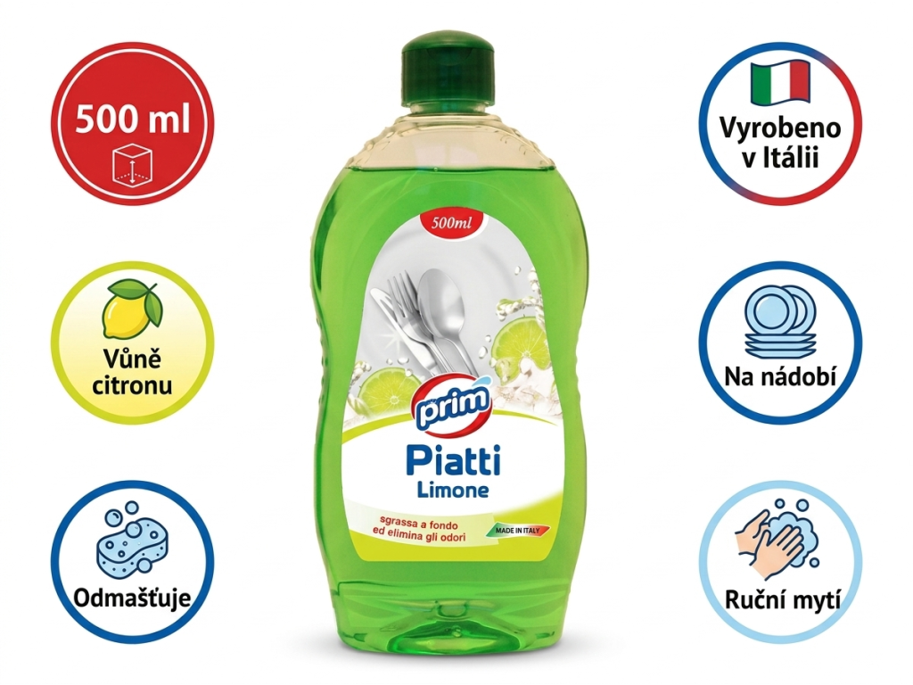 Prim Piatti Limone - přehled výhod