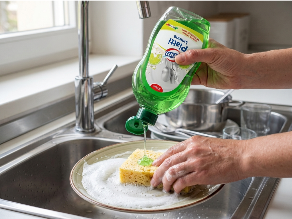 Prim Piatti Limone při ručním mytí nádobí