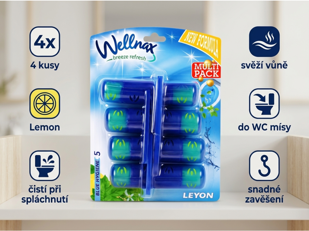Wellnax Lemon WC závěsky - infografika