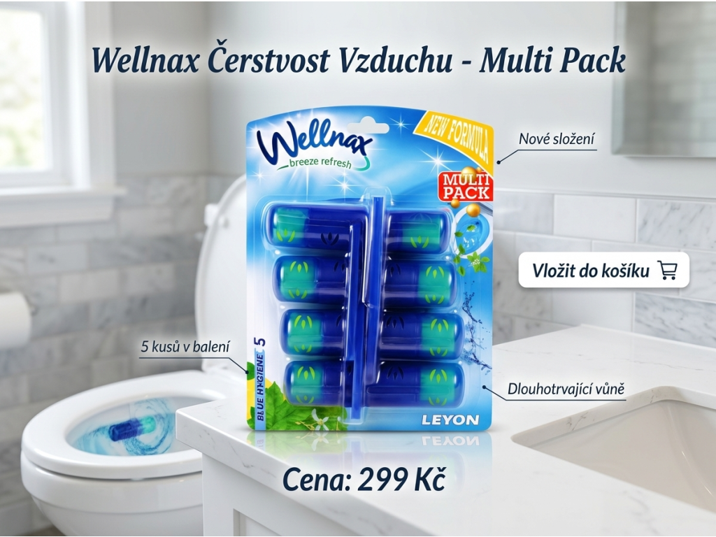 Wellnax Lemon v koupelně