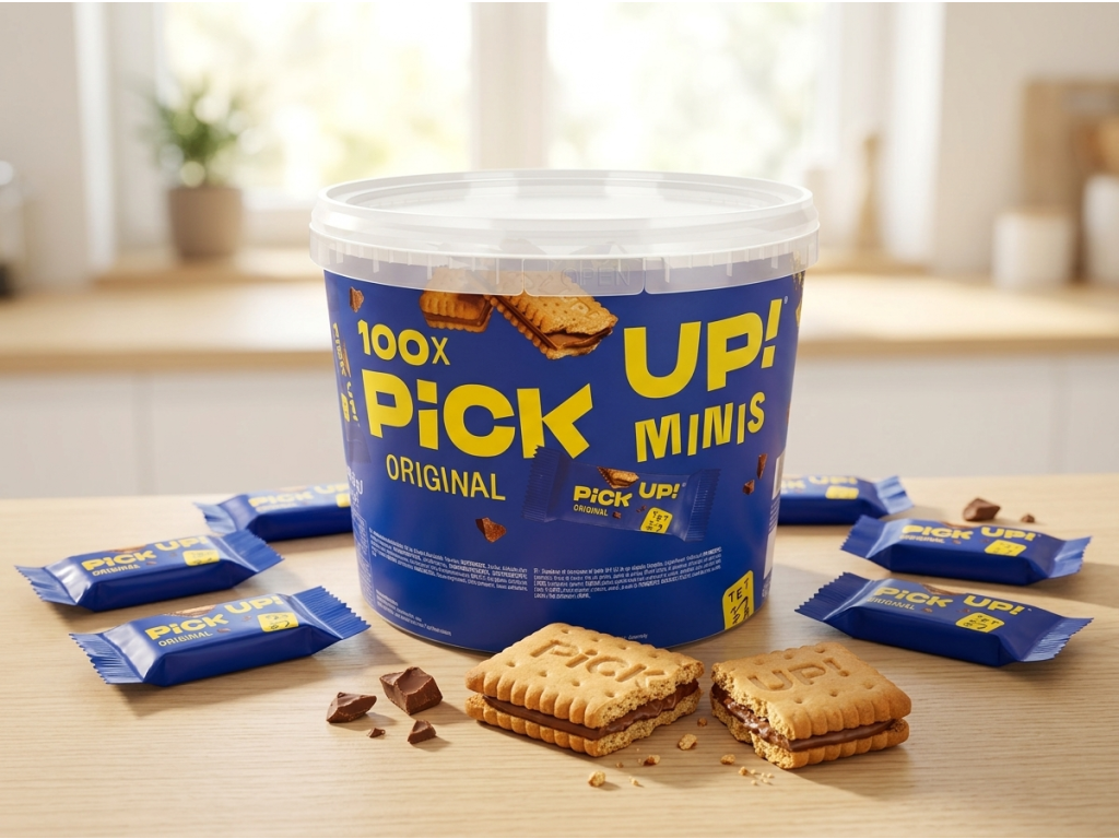 PiCK UP! Minis se sušenkami a čokoládou