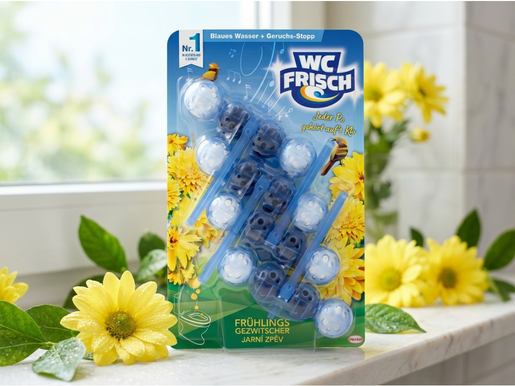 WC Frisch Jarní zpěv 4pack v koupelně