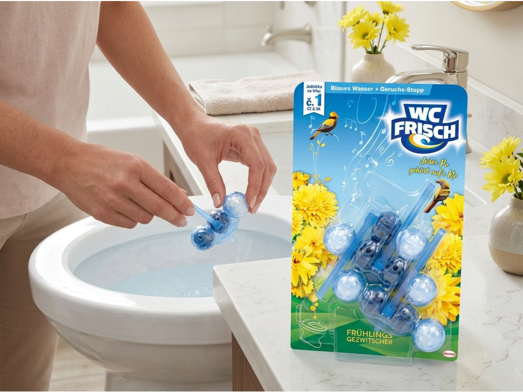 Použití WC Frisch Jarní zpěv 4pack