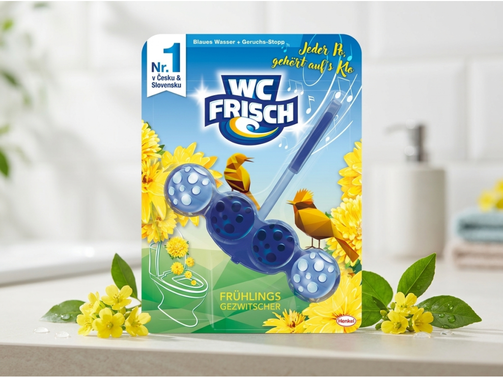 WC Frisch Jarní zpěv v koupelně