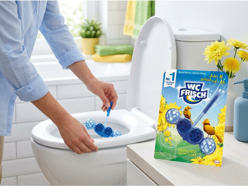 Použití WC Frisch Jarní zpěv