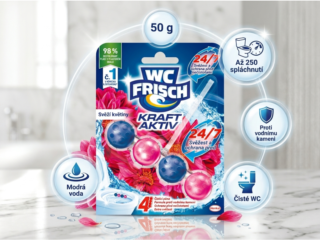 WC Frisch Kraft Aktiv - infografika benefitů