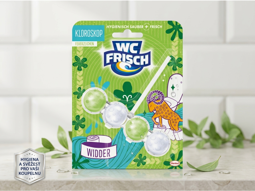 WC Frisch Feuerzeichen v koupelně