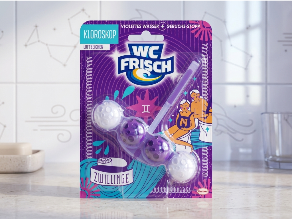 WC Frisch Kloroskop v koupelně