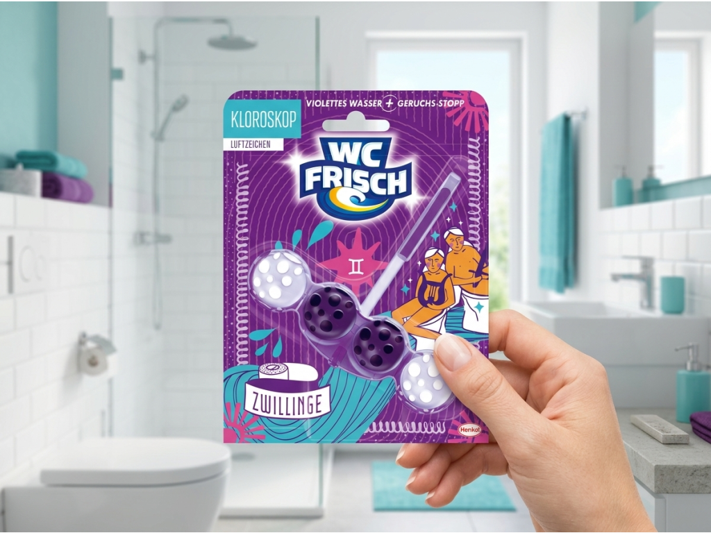 WC Frisch Kloroskop v ruce