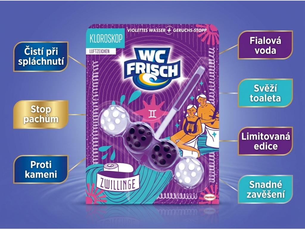 WC Frisch Kloroskop Luftzeichen - infografika benefitů
