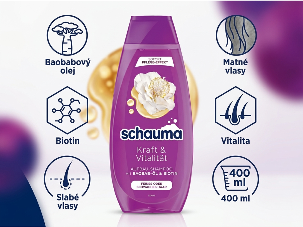 Schauma Kraft & Vitalita - přehled výhod