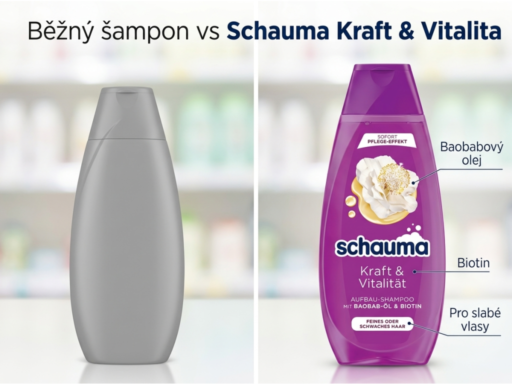 Srovnání Schauma Kraft & Vitalita