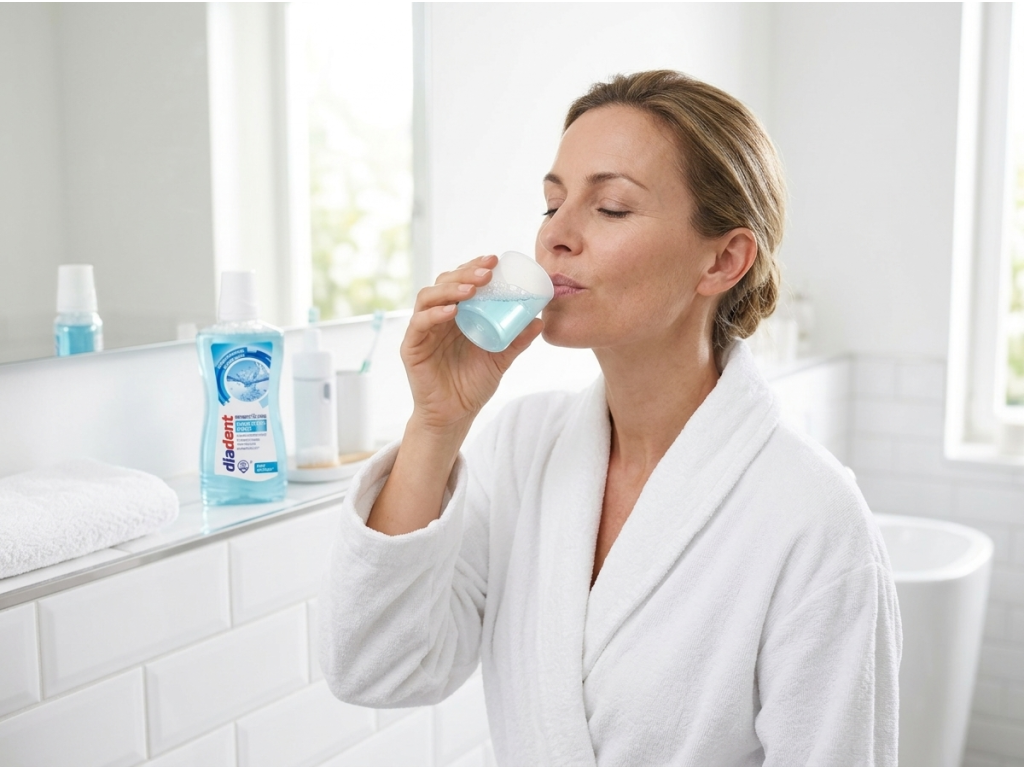 Diadent Fresh ústní voda – každodenní použití