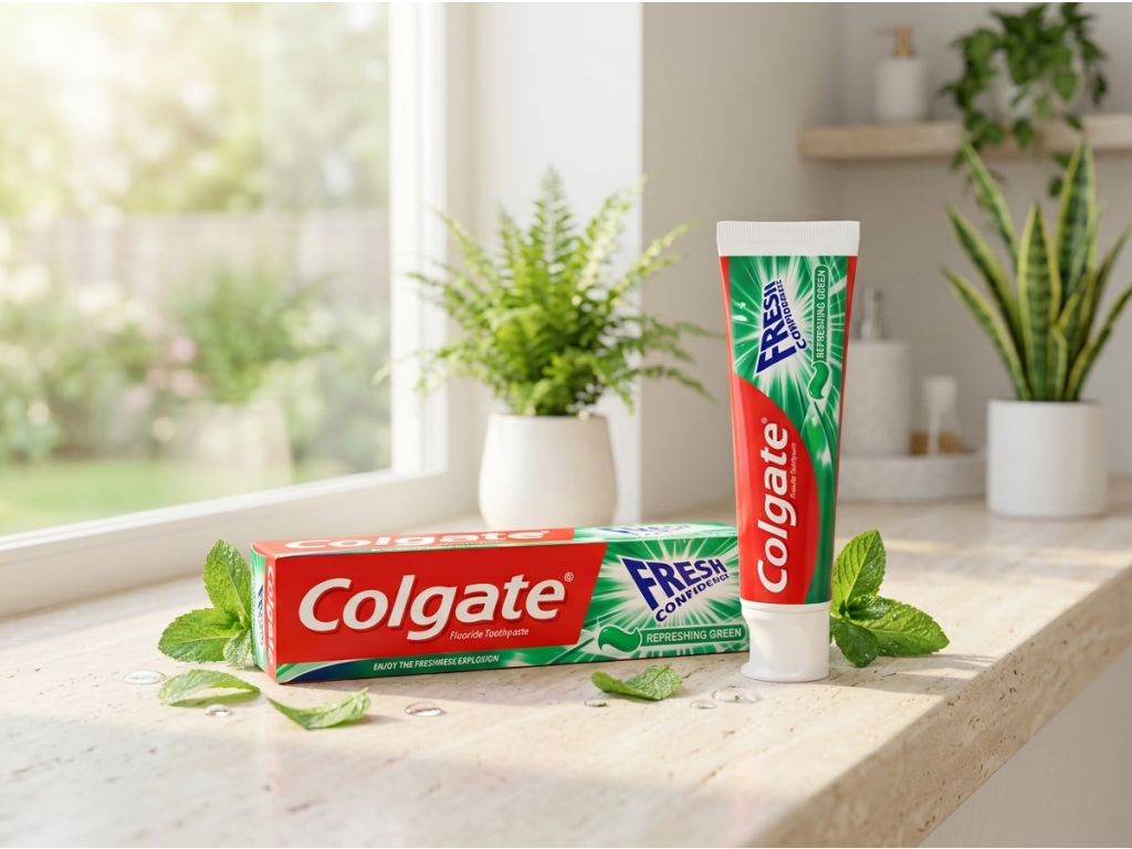 Colgate Fresh Confidence Green v přírodním prostředí
