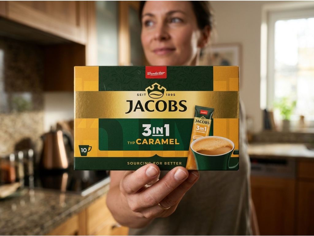 Jacobs 3v1 Caramel v ruce