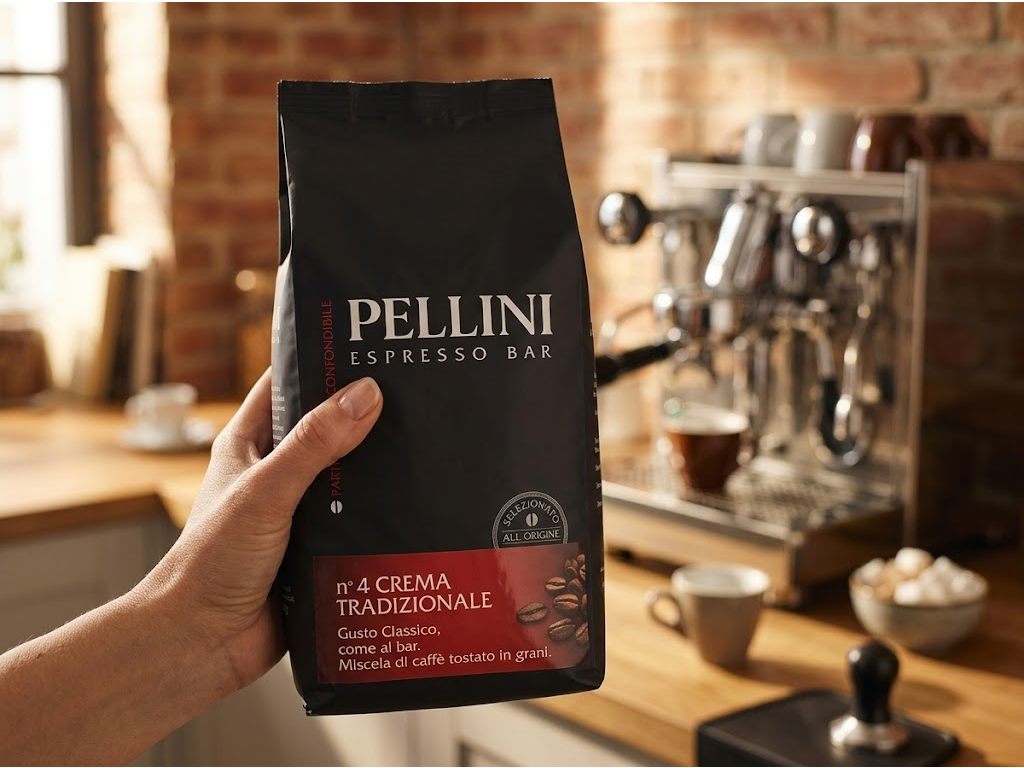Pellini Espresso Bar Crema Tradizionale N°4 v ruce