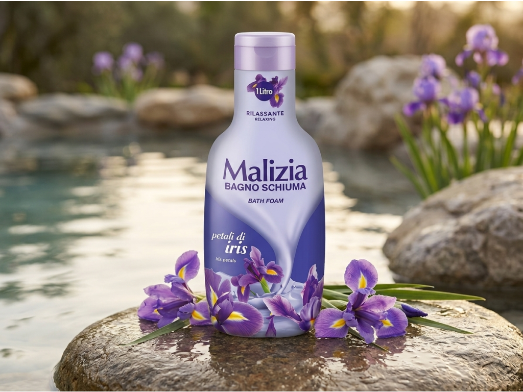 Malizia Petali di Iris v přírodním prostředí s kosatci