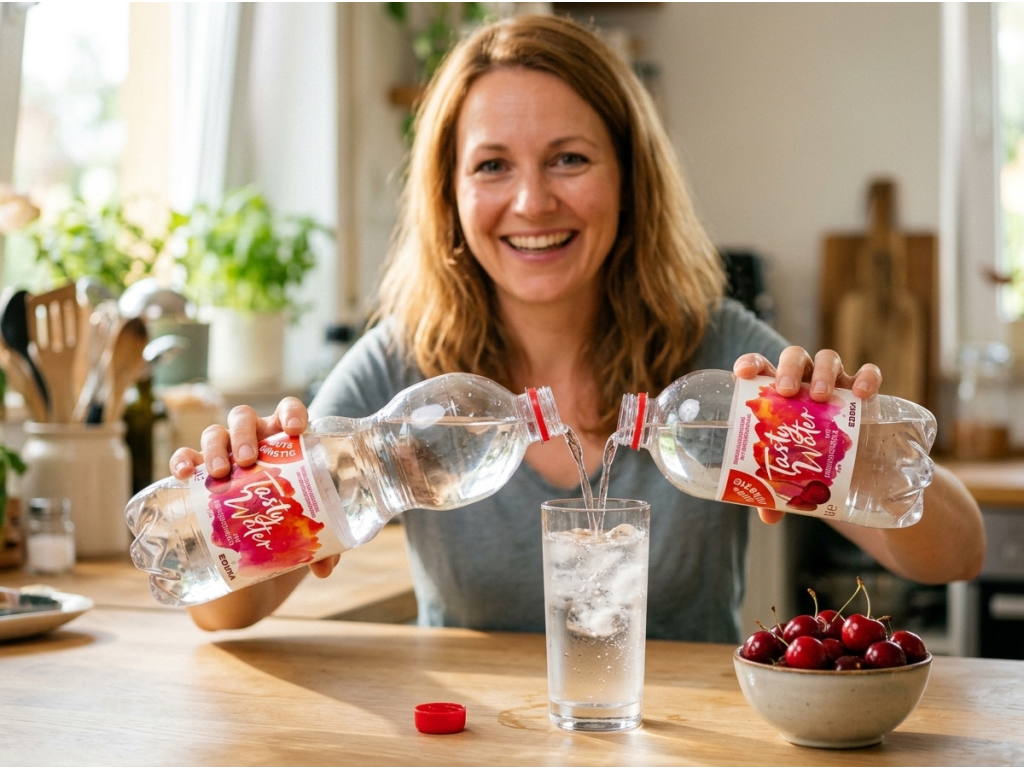 GUT&GÜNSTIG Tasty Water Kirsche 1,5 l - osvěžení v kuchyni