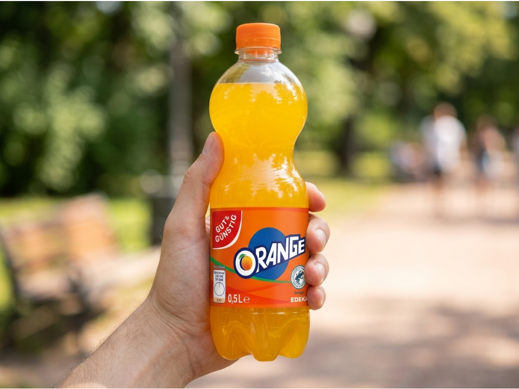 G&G Pomerančová limonáda 0,5 l - balení v ruce