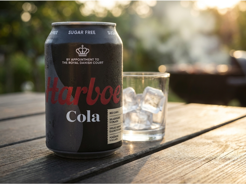 Harboe Cola 0% cukru 330 ml - osvěžení