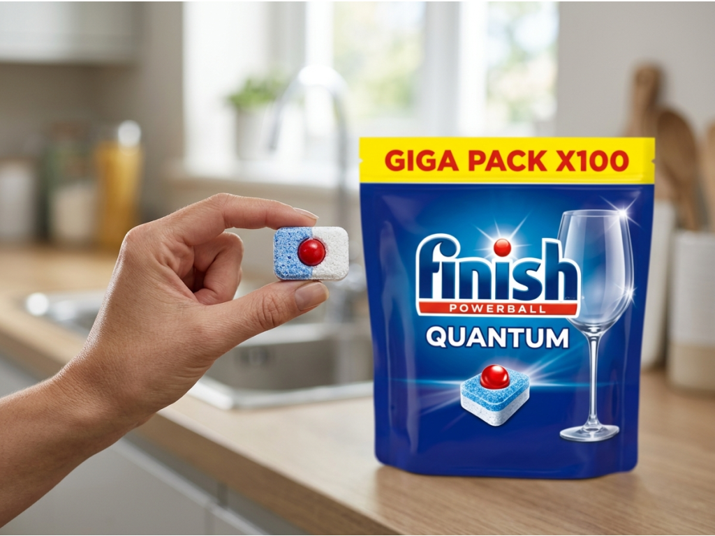 Kapsle Finish Quantum Powerball v ruce