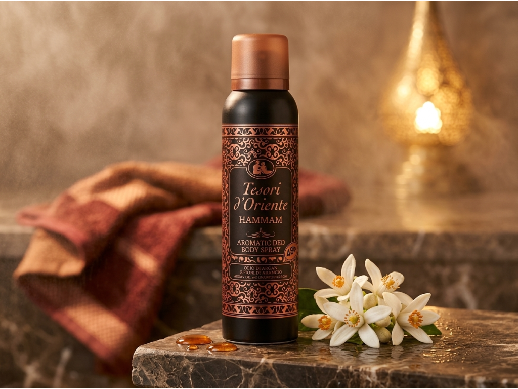 Tesori d'Oriente Hammam deodorant v lázeňském prostředí