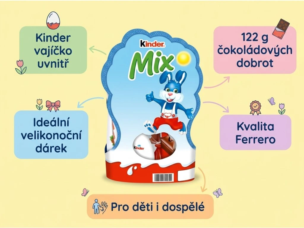 Kinder Mix výhody