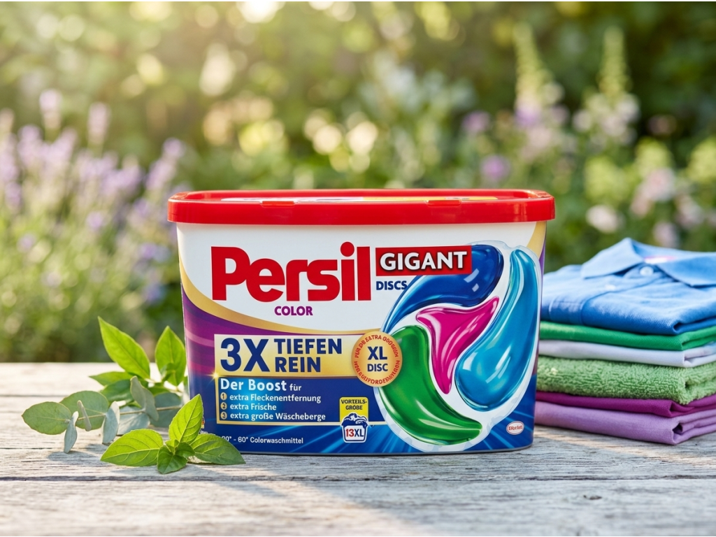 Persil Color Gigant Discs 3x Tiefenrein - v přírodním prostředí